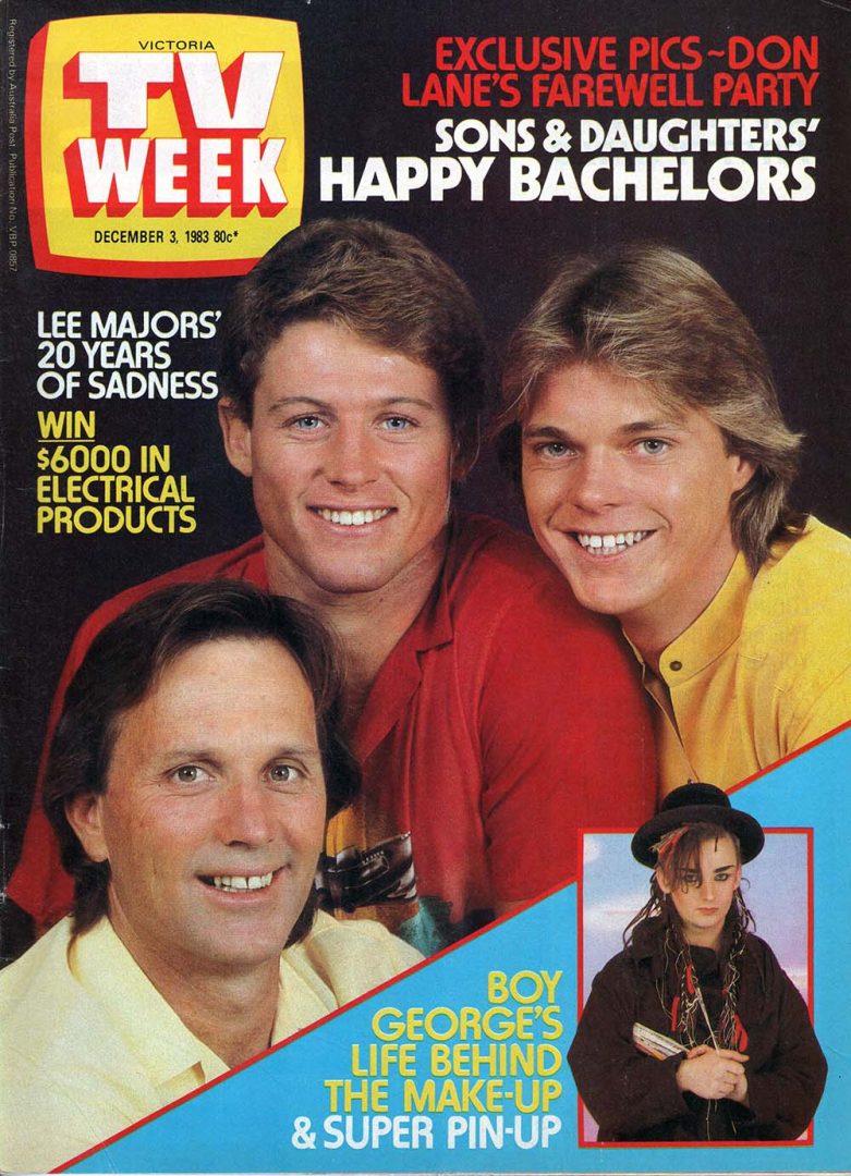 TV Week - 1st December 1983 - Sons And Daughters Cast On Cover
