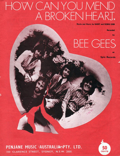 How Can You Mend A Broke Heart Sheet Music