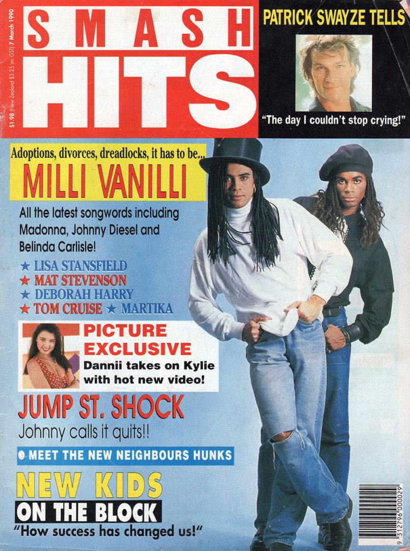 Smash Hits - 7 March 1990 - Milli Vanilli On Front