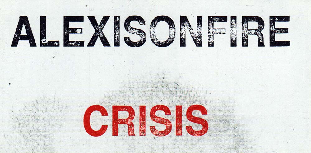 Crisis Album Promo Sticker