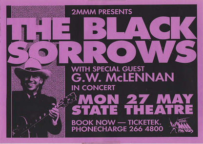 State Theatre, Sydney, 27th May 1991 / Promises, Sydney, 15th May 1991 Shows Poster