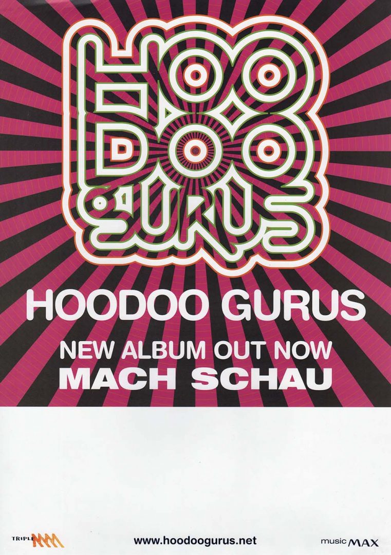Mach Schau 2004 Album Tour Blank Gig Poster