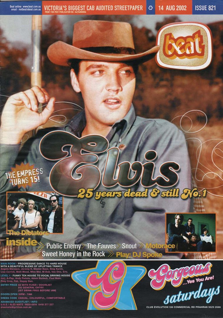 Beat - 14th August 2002 - Issue #821 - Elvis On Cover