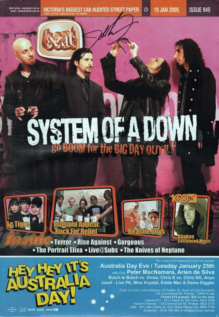 Beat - 19th January 2005 - Issue #945 - System Of A Down On Cover