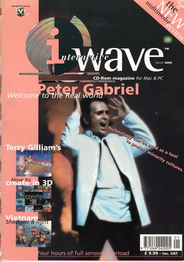 Interactive Wave - Issue #1 - Peter Gabriel On Cover