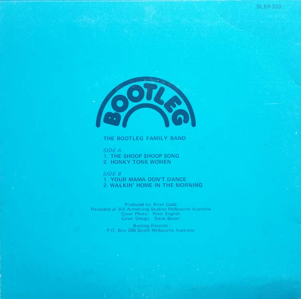The Bootleg Family Band Rare Records Au