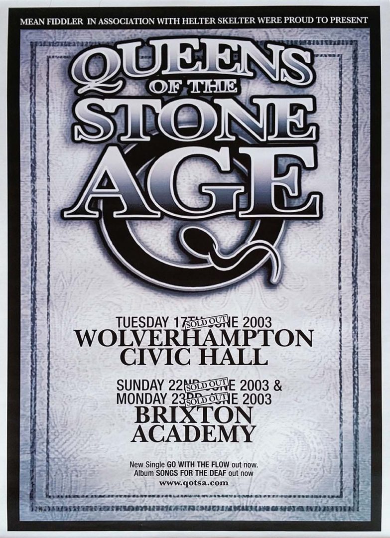 2003 UK Tour Poster