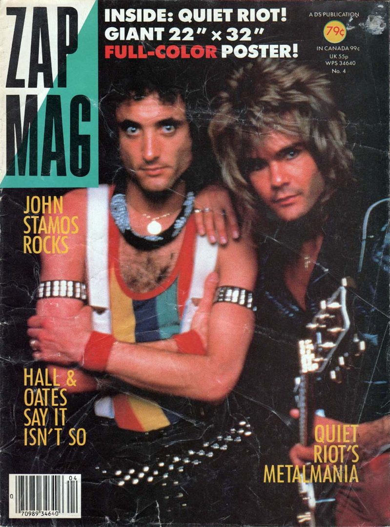 Zap Mag - 1984 - Vol #1 Issue #4 - Quiet Riot On Cover