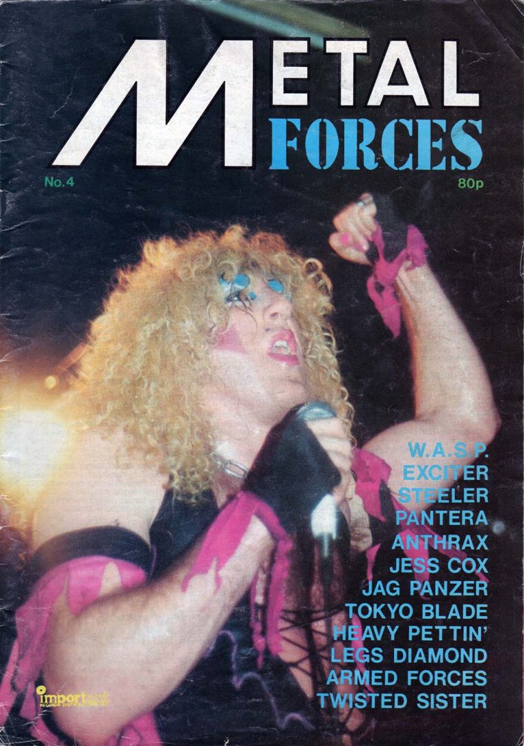 Metal Forces - July 1984 - Issue #4 - Dee Snider On Cover