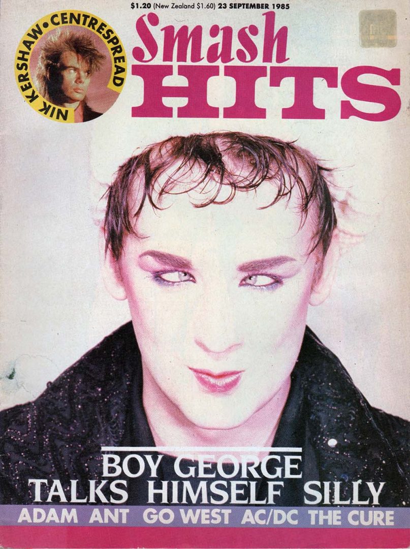 Smash Hits - 23rd September 1985 - Boy George On Cover