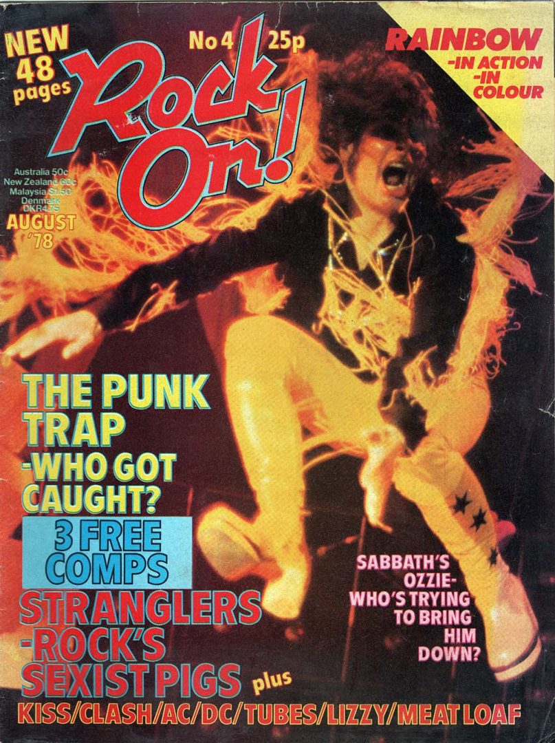 Rock On! - August 1978 - Issue #4 - Ozzy Osbourne On Cover