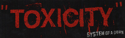 Toxicity' Single Glitter Logo Sticker