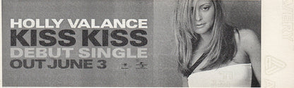 Kiss Kiss' CD Single Sticker