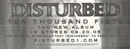 Ten Thousand Fists' Album Promo Sticker