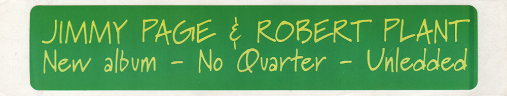 No Quarter - Unledded&#39; Sticker