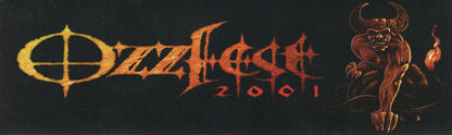 Ozzfest 2001 Sticker
