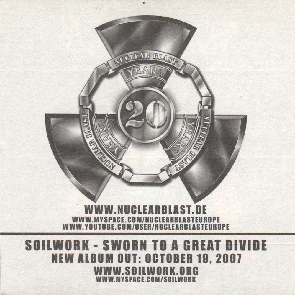 Sworn To A Great Divide' Album Sticker