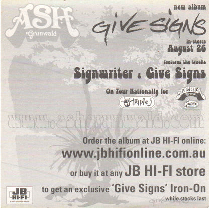 Give Signs' Album Sticker