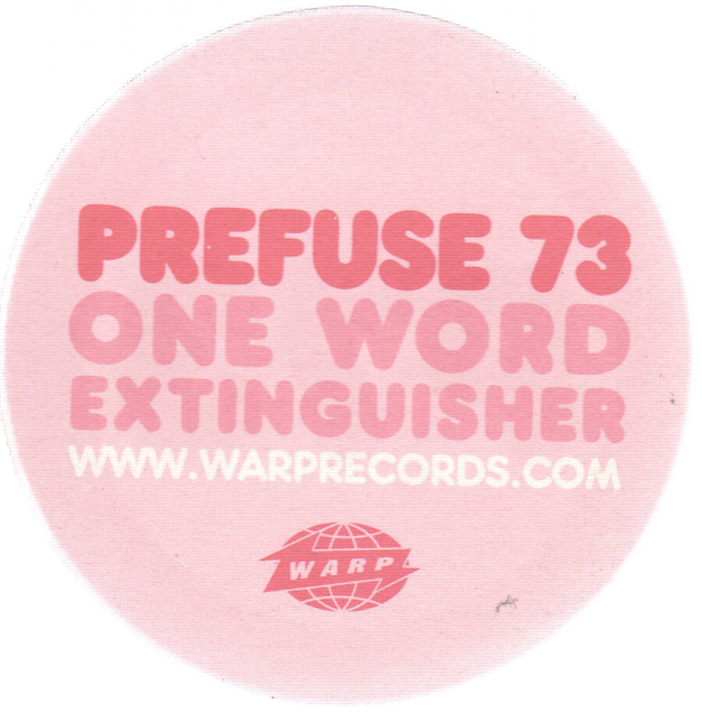 One Word Extinguisher&#39; Album Sticker