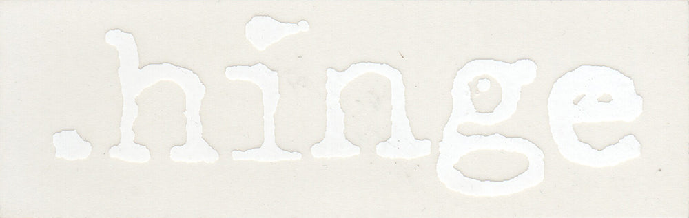 .hinge&#39; Logo Sticker