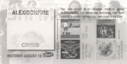 Crisis Album Promo Sticker