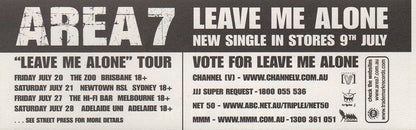 Leave Me Alone' Single Sticker