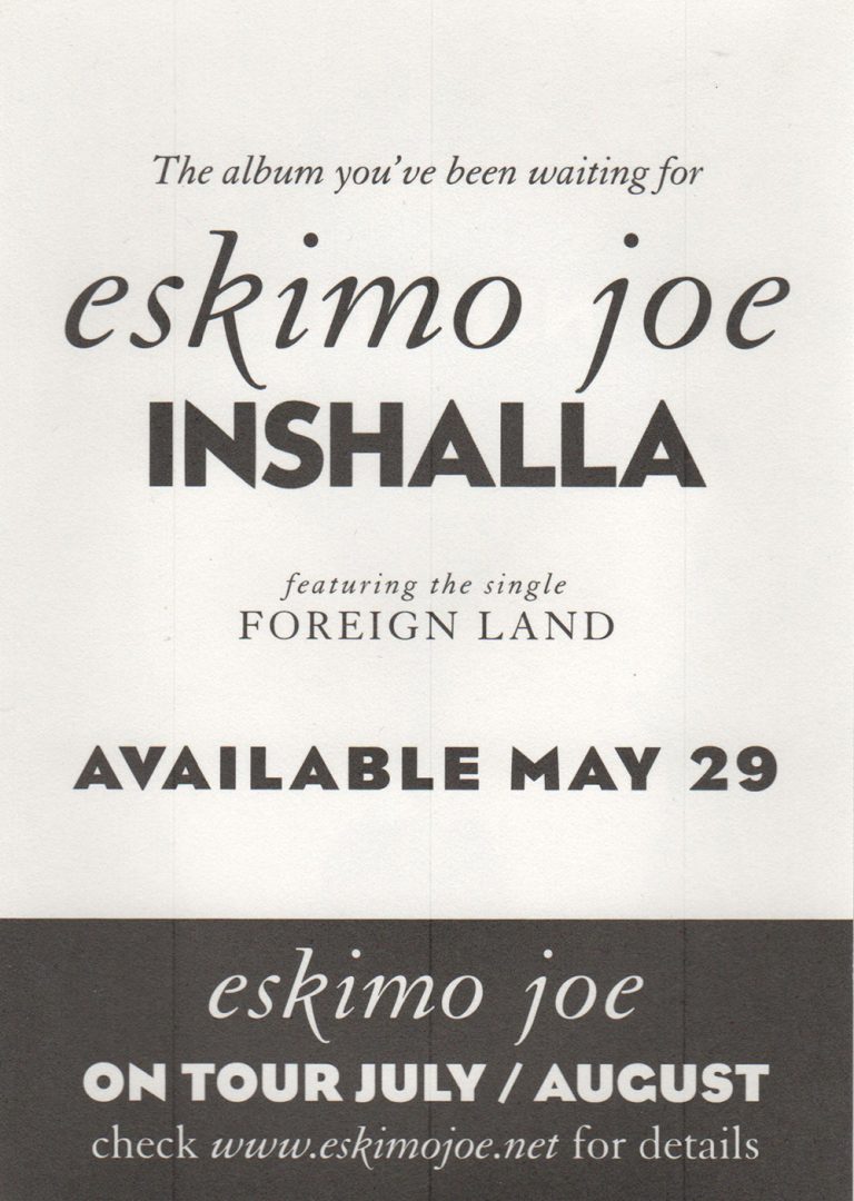 Inshalla&#39; Album Sticker