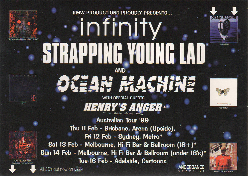 1999 Australian Tour Sticker