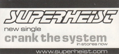 Crank The System' Single Sticker