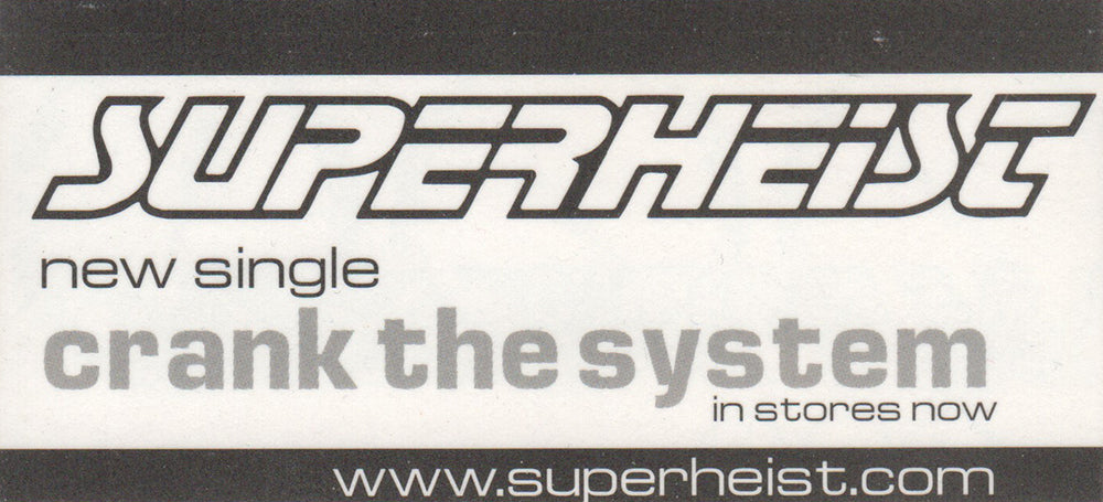 Crank The System&#39; Single Sticker
