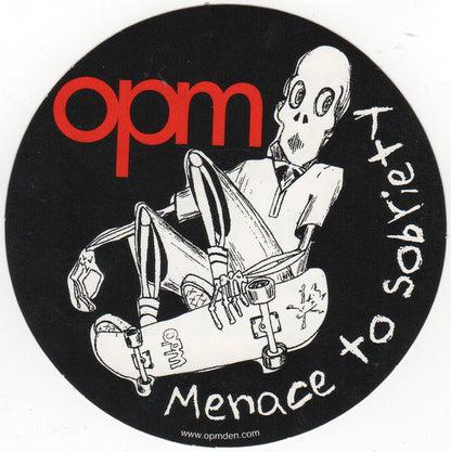 Menace To Sobriety' Album Sticker