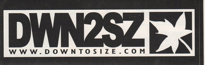 DWN2SZ' Sticker