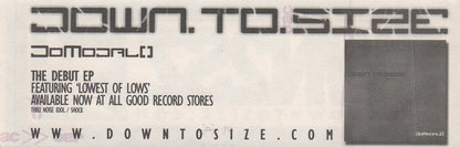 DWN2SZ' Sticker