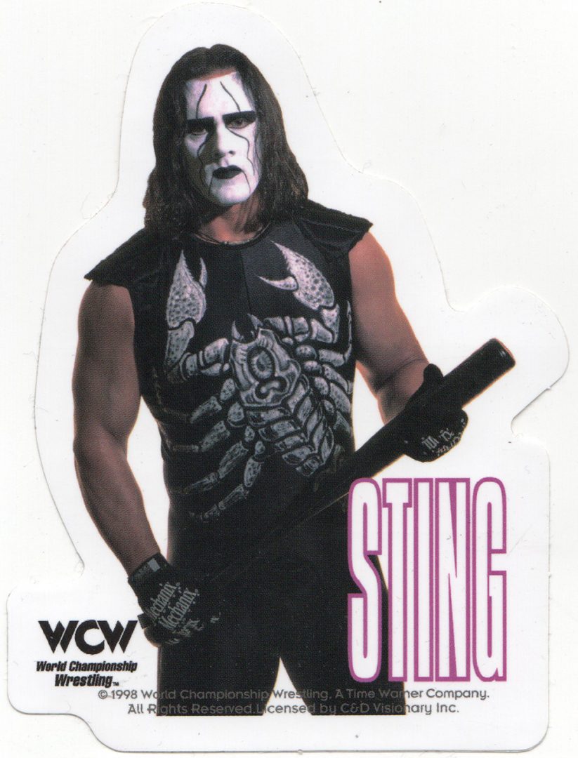 WCW Sting Sticker