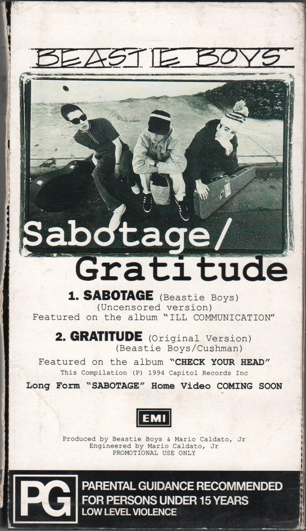 Sabotage/Gratitude Promo