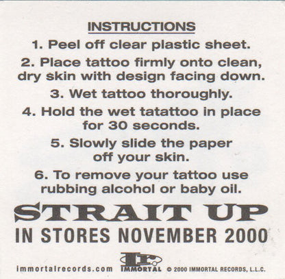 Logo Temporary Tattoo