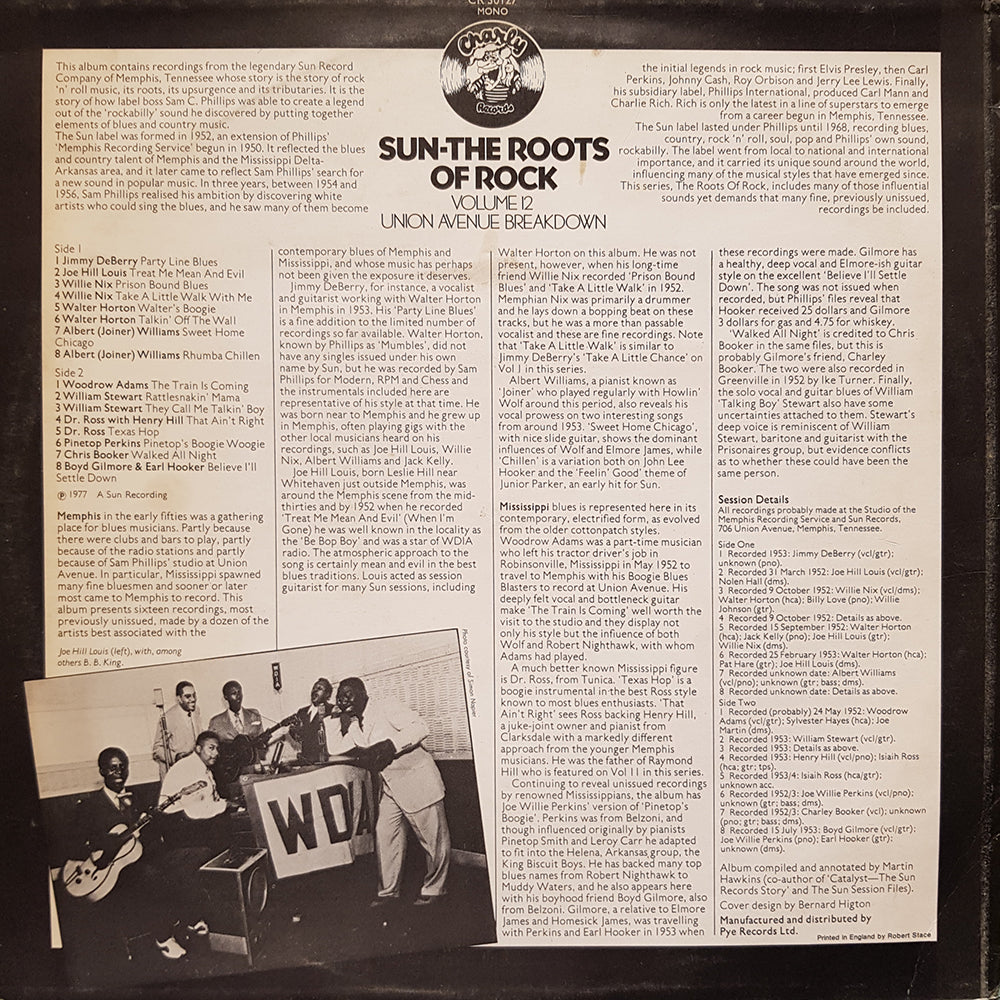 Sun: The Roots Of Rock: Volume 12: Union Avenue Breakdown