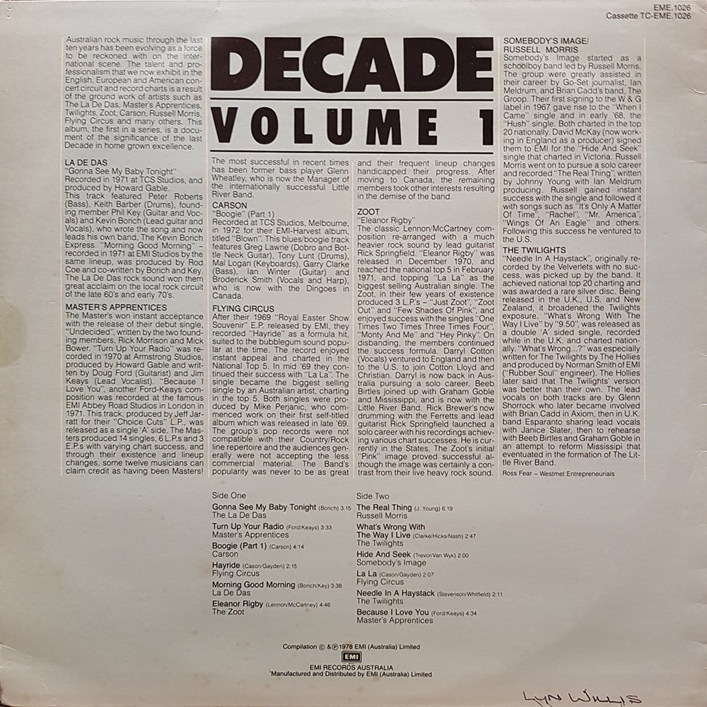 Decade Volume 1