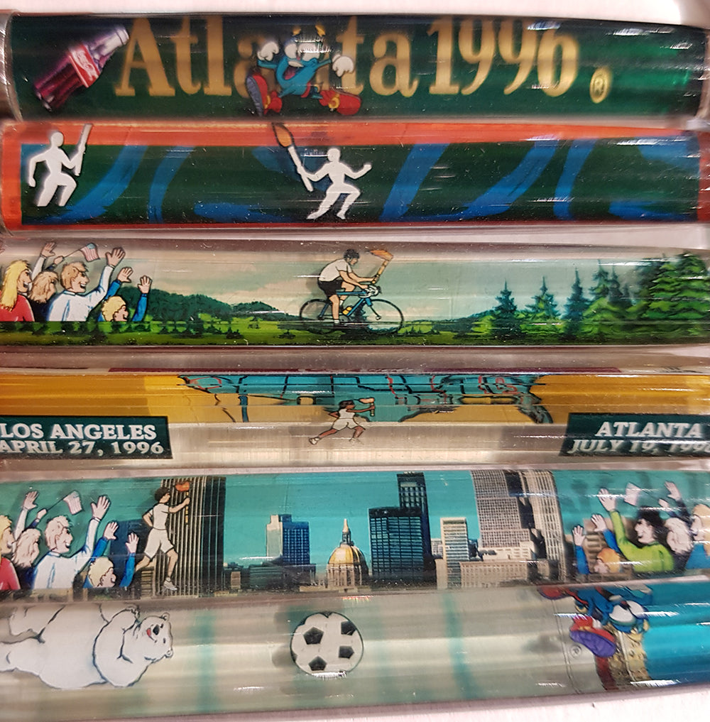 Set Of 6 Moving-Float Pens