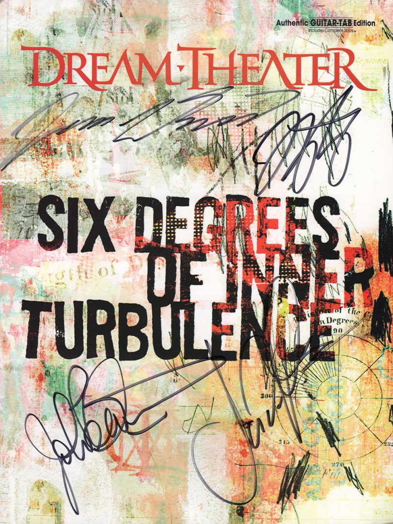 Six Degrees Of Inner Turbulence Guitar Tab Book
