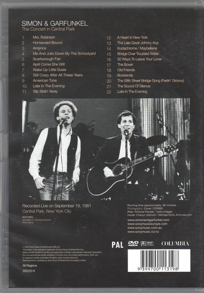 The Concert In Central Park 1981