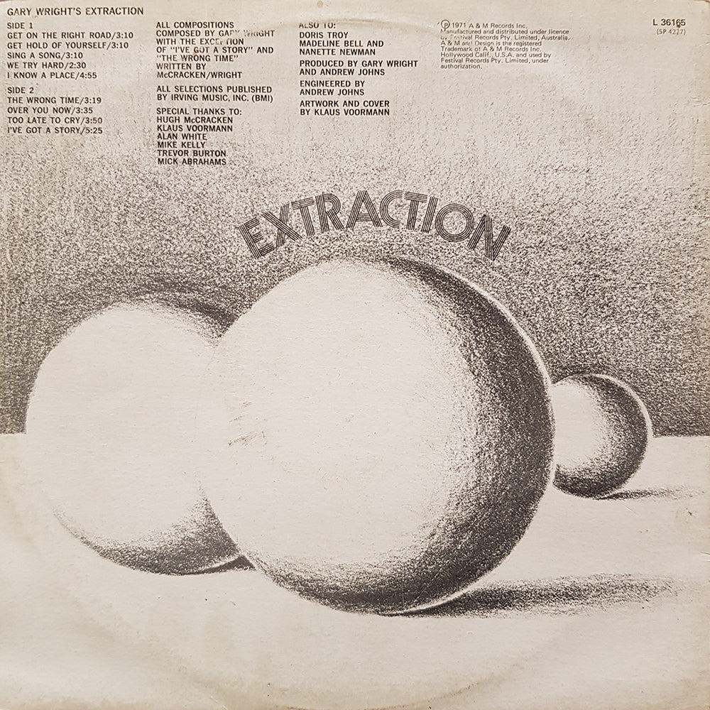 Gary Wright&#39;s Extraction