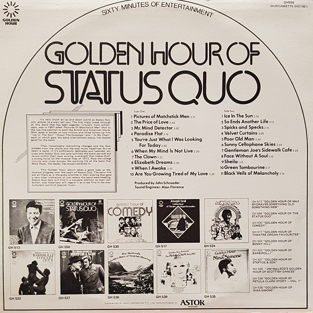 Golden Hour Of Status Quo