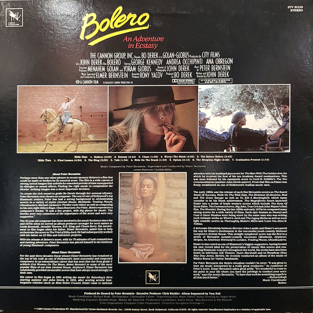 Bolero Original Soundtrack