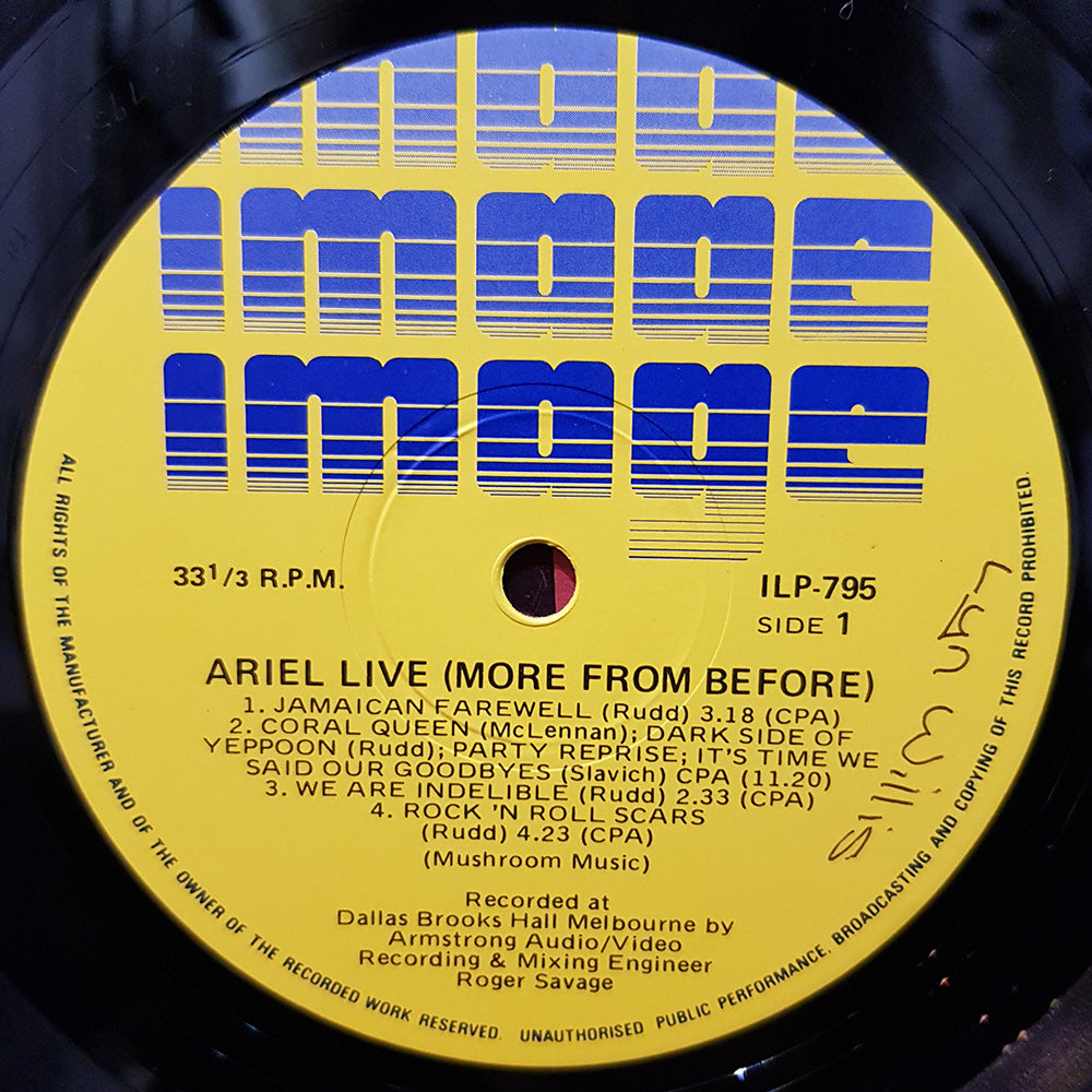 Ariel Live!! - More From Before