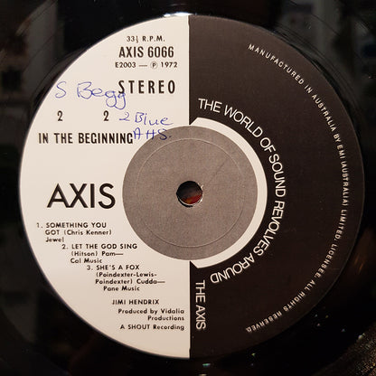 In The Beginning