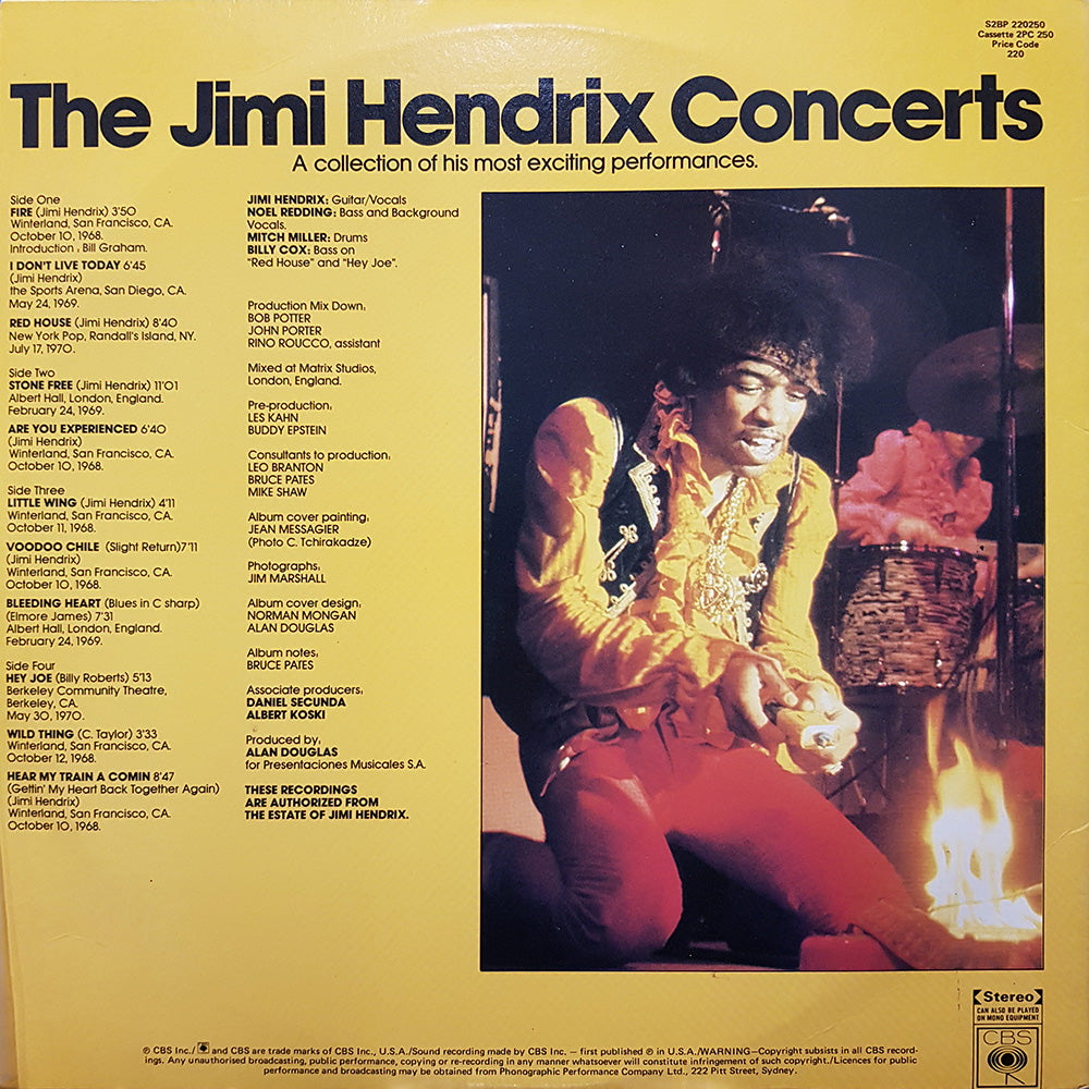 The Jimi Hendrix Concerts – Rare Records