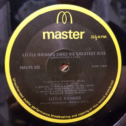 Sings His Greatest Hits - Live