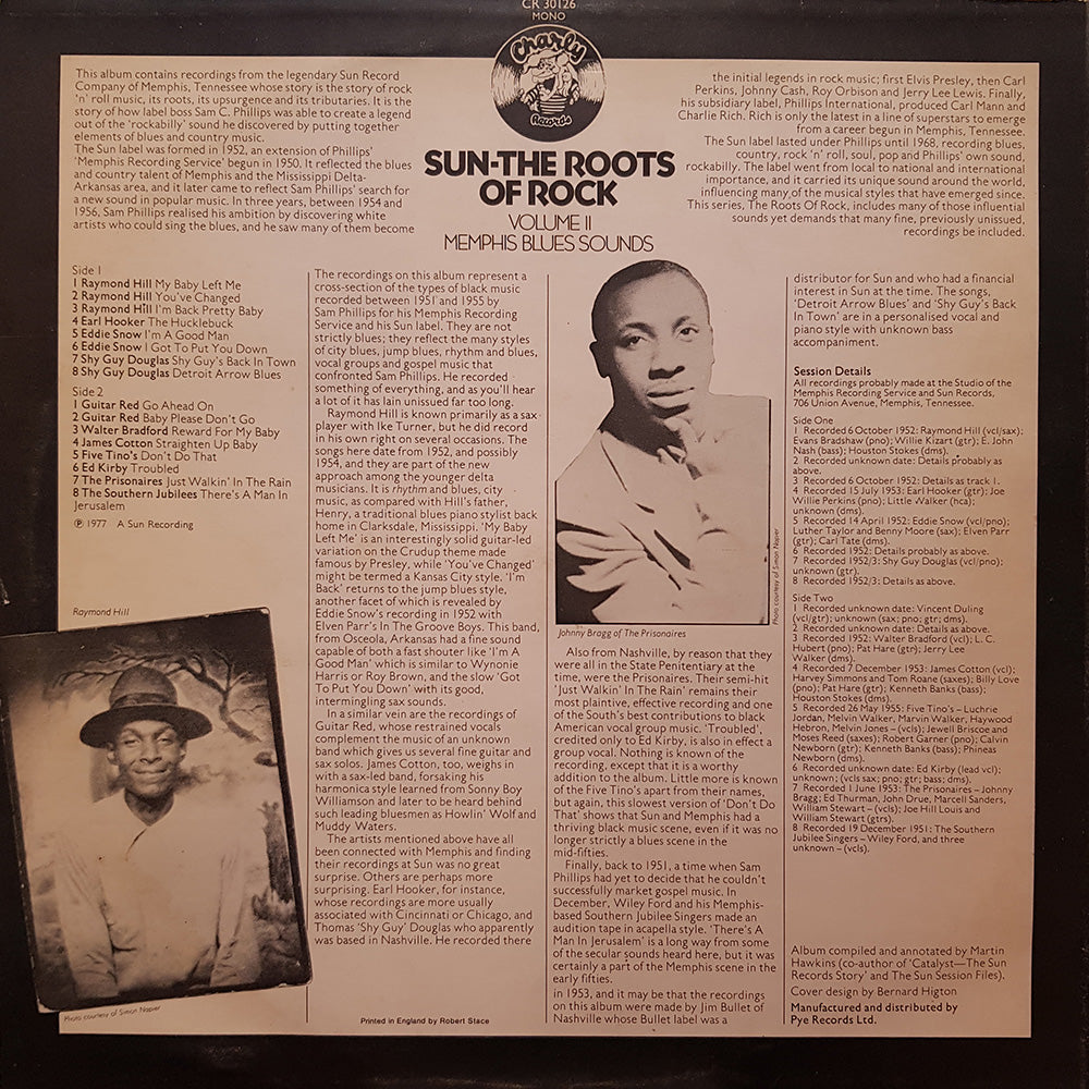 Sun: The Roots Of Rock: Volume 11: Memphis Blues Sounds