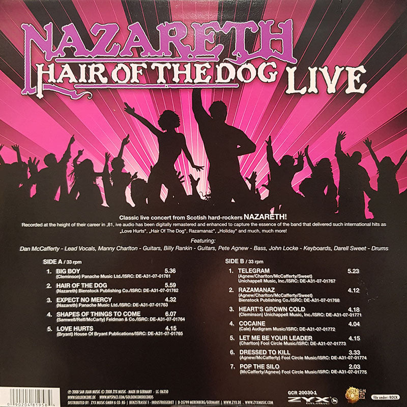 Hair Of The Dog Live